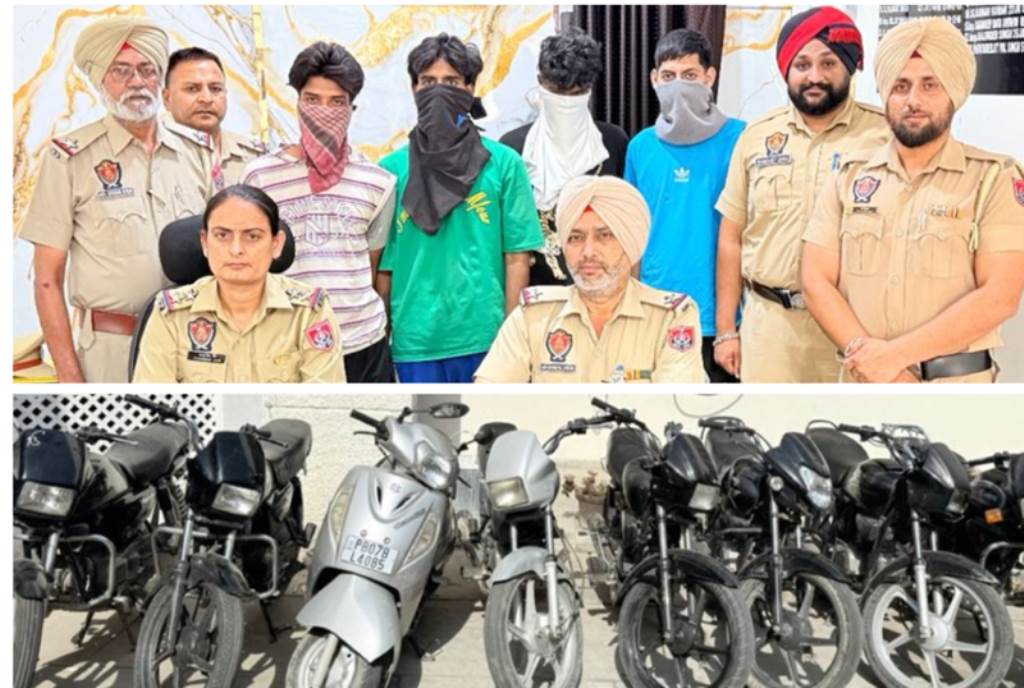 Mahilpur Police Arrest Accused Individuals and Recover Stolen Vehicles Inspector Ramandeep Kaur